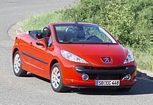 Peugeot 207 CC ist Spitzenreiter bei den Cabrios in Deutschland. Foto: Peugeot